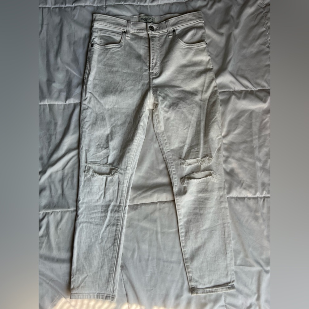 Abercrombie & Fitch The Super Skinny Ankle High Rise